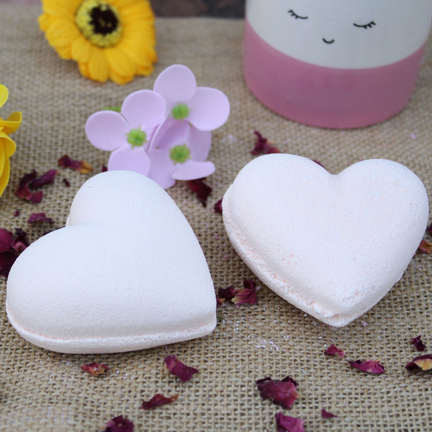 Passion Fruit Love Heart Bath Bomb